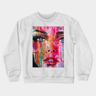 Face women art Crewneck Sweatshirt